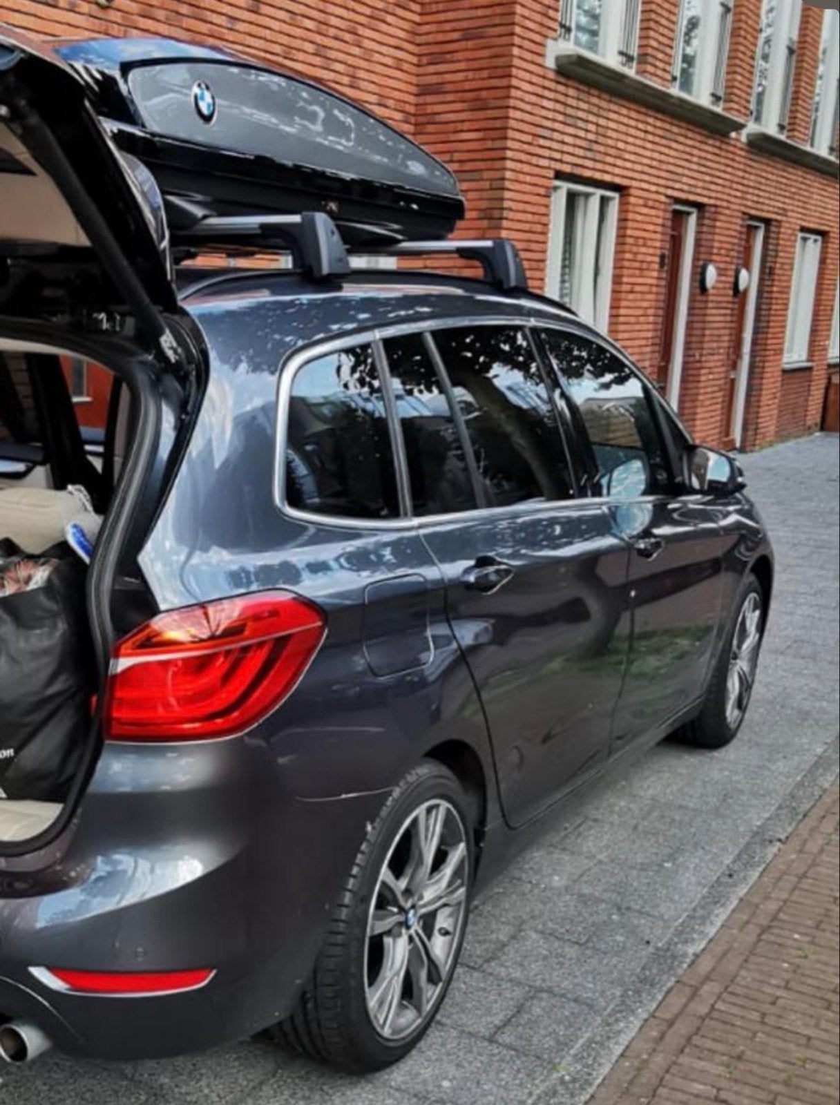 Originele BMW dakkoffer en dakdrager- perfect voor vakantie, Auto diversen, Dakkoffers, Ophalen, Gebruikt