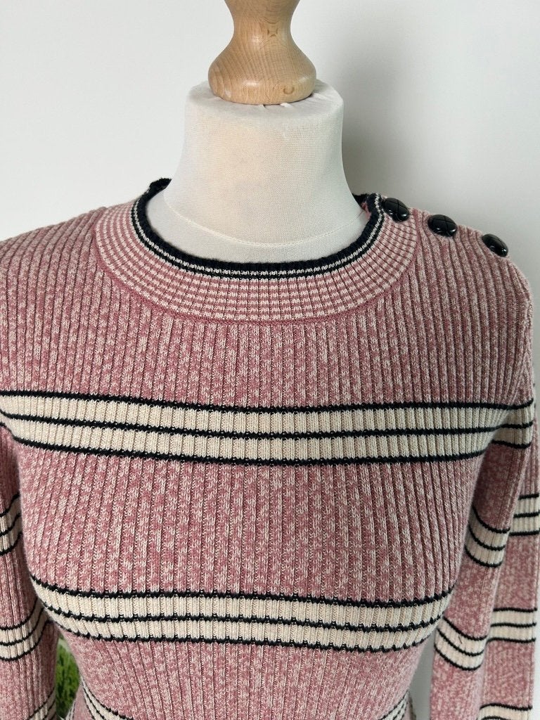 King Louie maat XL mooie roze retro trui 3486, Maat 46/48 (XL) of groter, Ophalen of Verzenden, Zo goed als nieuw, King Louie