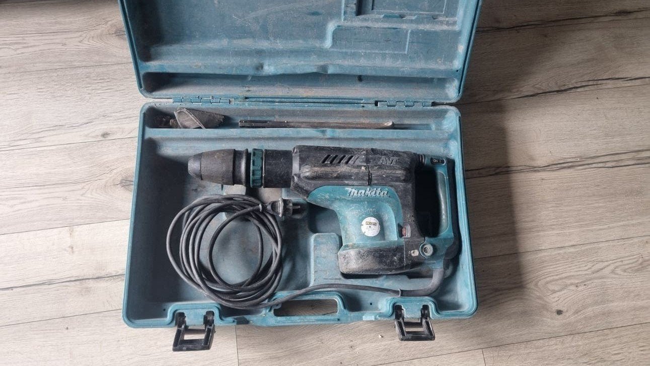 Makita HM1213C Boor- en Breekhamer 1510W, Ophalen of Verzenden, Gebruikt, 600 watt of meer, Boor- en/of Breekhamer
