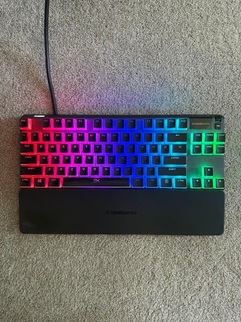 SteelSeries Apex 7 TKL gaming (blue), Gaming toetsenbord, Ophalen of Verzenden, Zo goed als nieuw, Qwerty