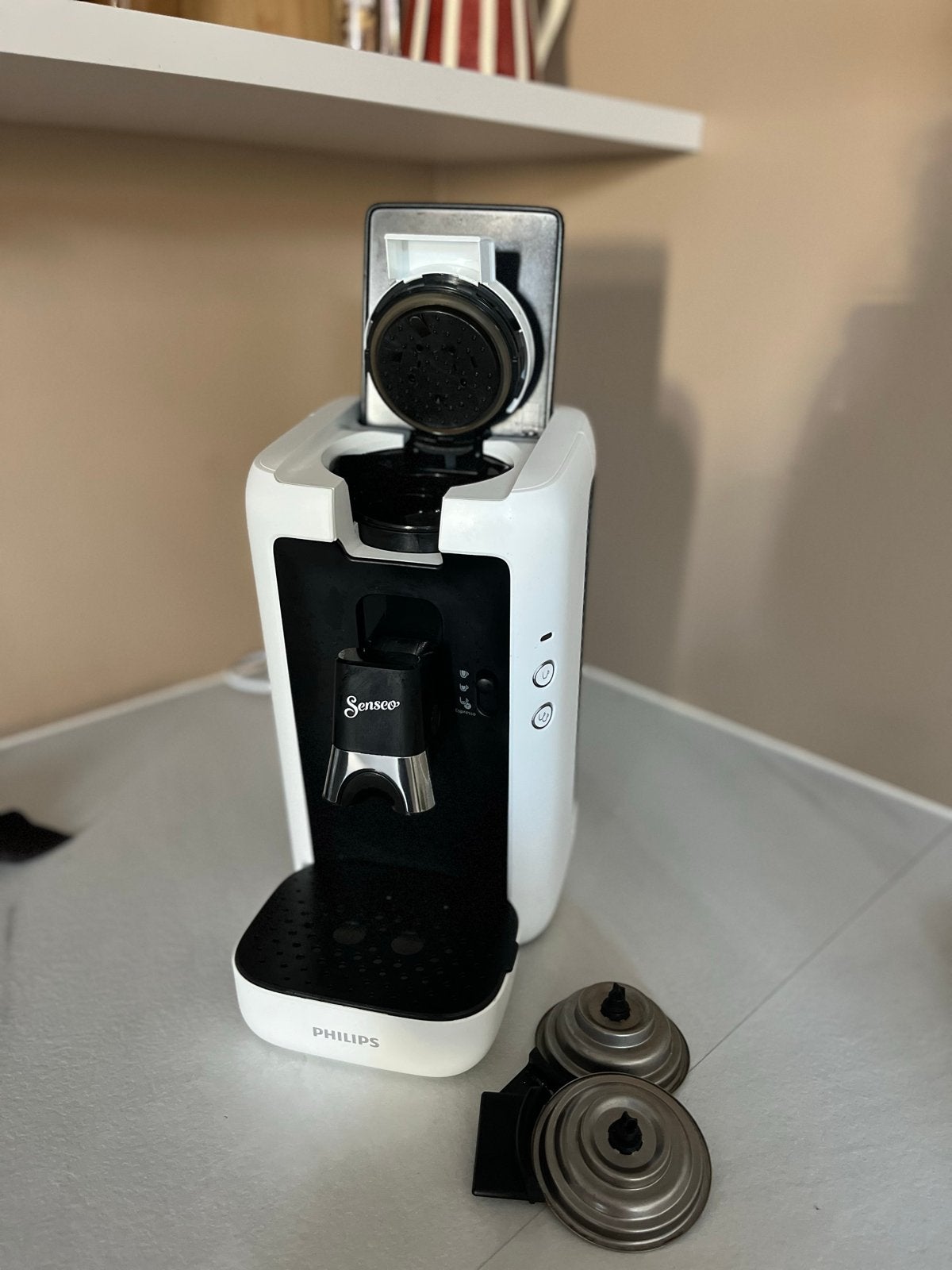 Philips Senseo Original - Wit, Witgoed en Apparatuur, Koffiepads en cups, Gebruikt, Koffiemachine, Ophalen of Verzenden