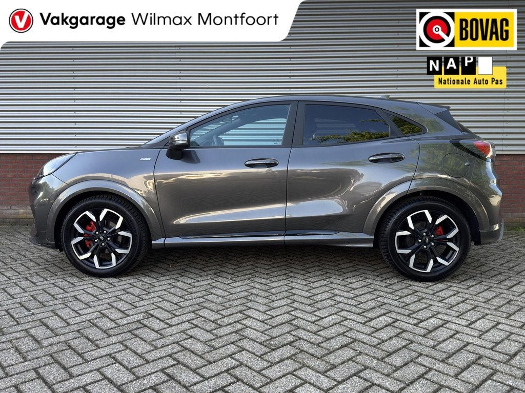 Ford Puma 1.0 EcoBoost Hybrid ST-Line X|B&O|Trekhaak afneemb, Auto's, Voorwielaandrijving, Leder en Stof, 23 km/l, Bedrijf