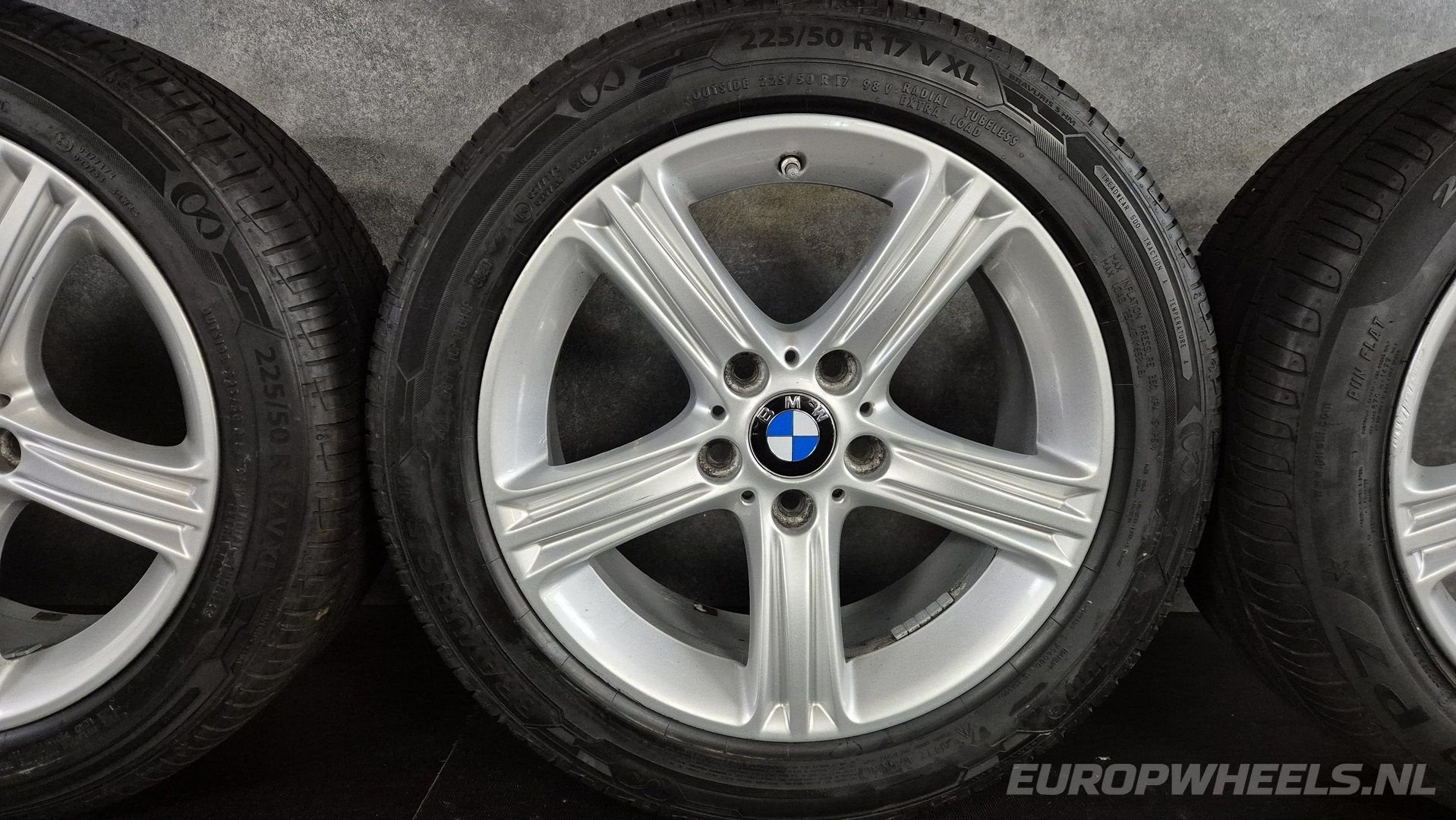 17 inch BMW velgen 3 Serie F30 F31 4 Serie F32 F33 F36 393, Gebruikt, -, -, Banden en Velgen
