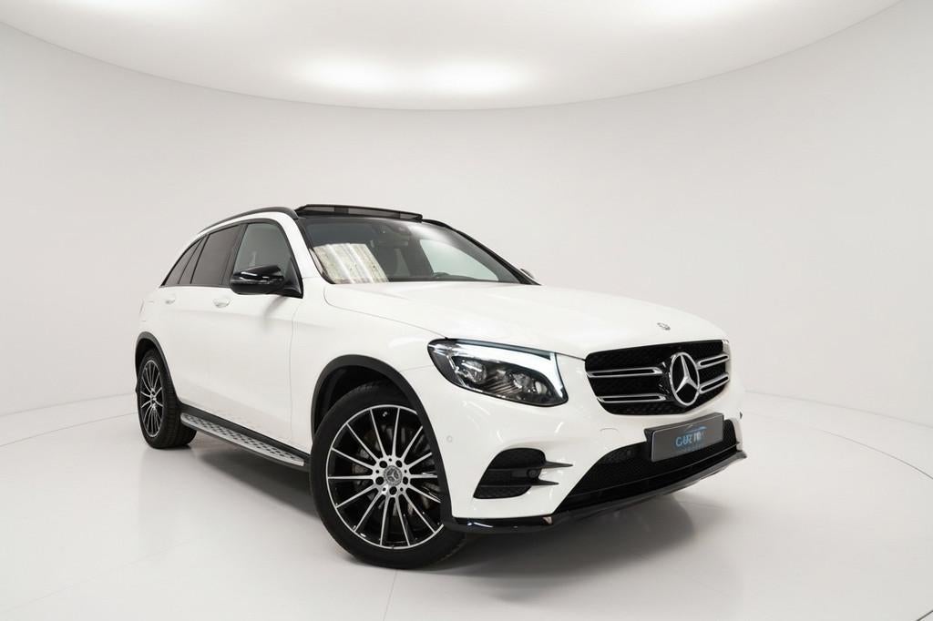Mercedes-Benz GLC-klasse 250 4MATIC AMG NIGHT PANO SFEER, Auto's, Gebruikt, 4 cilinders, Wit, Vierwielaandrijving