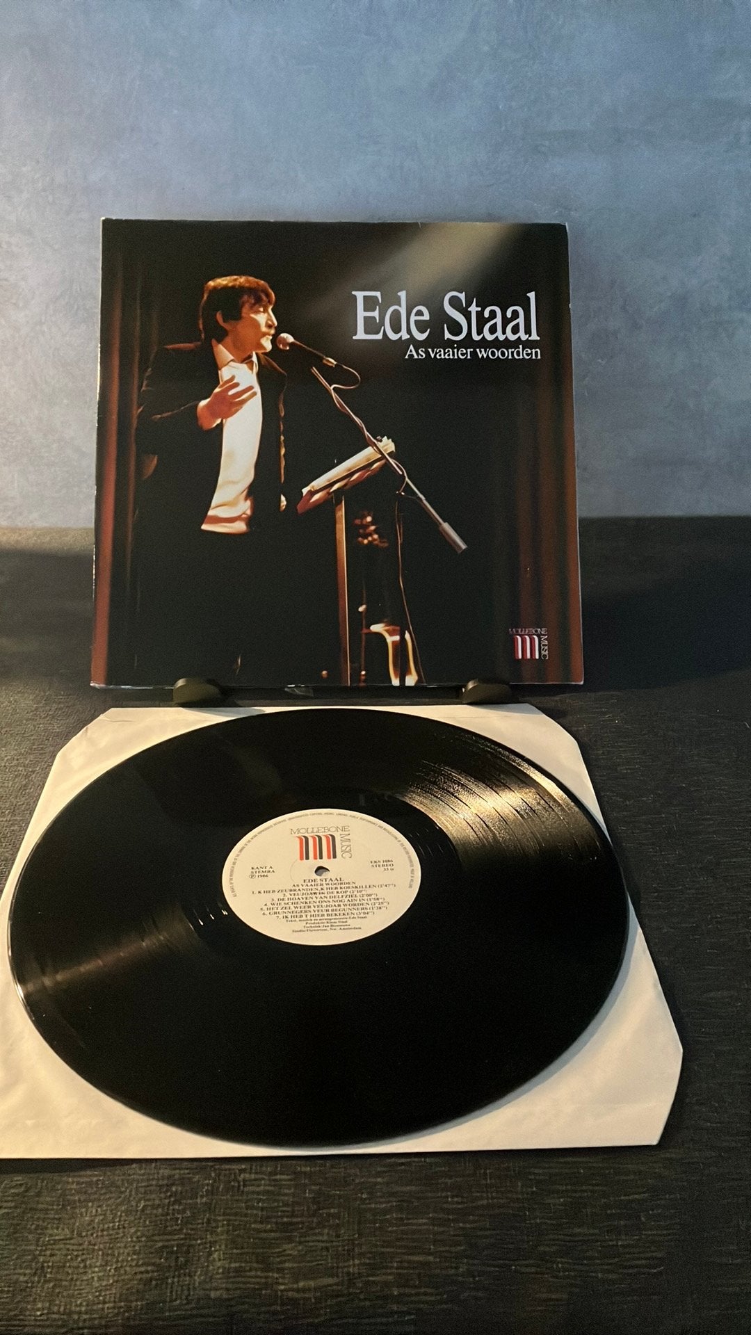 Ede Staal — As Vaaier Woorden, Cd's en Dvd's, Vinyl | Nederlandstalig, LP, Ophalen of Verzenden, Zo goed als nieuw, 12 inch