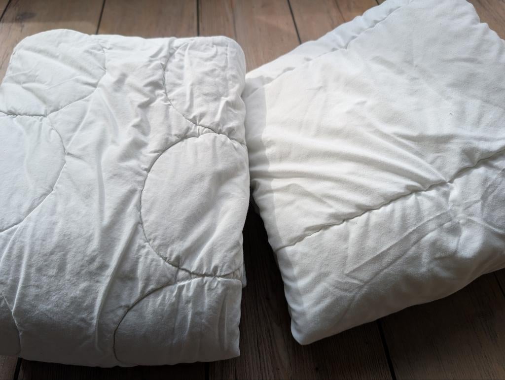 2x peuterdekbed en beddengoed (Ikea), Kinderen en Baby's, Kinderkamer | Beddengoed, Ophalen, Gebruikt, Jongetje of Meisje