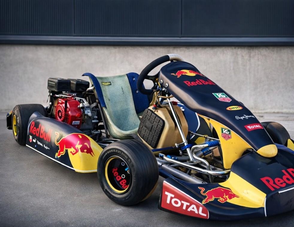 Kombikart Red Bull met nieuwe 200cc motor en laptimer, Sport en Fitness, Karting, Ophalen, Kart