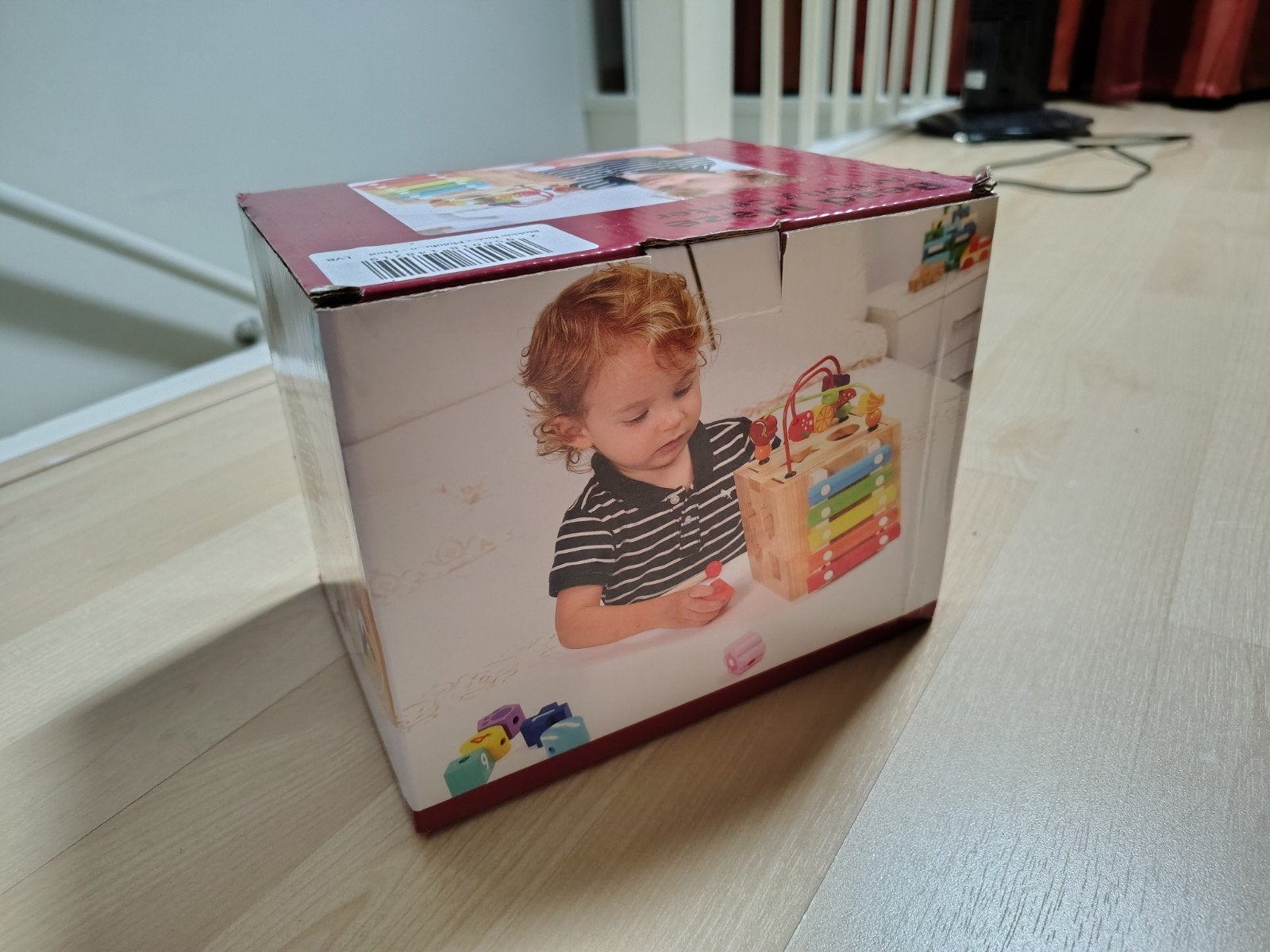 Mailesi Bead Maze Activity Center - Houten Speelkubus, Ophalen, Nieuw, Overige typen