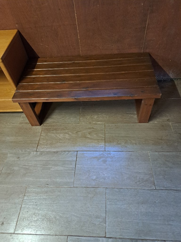 leuk houten schoolbankje te koop. 1, Ophalen, Gebruikt