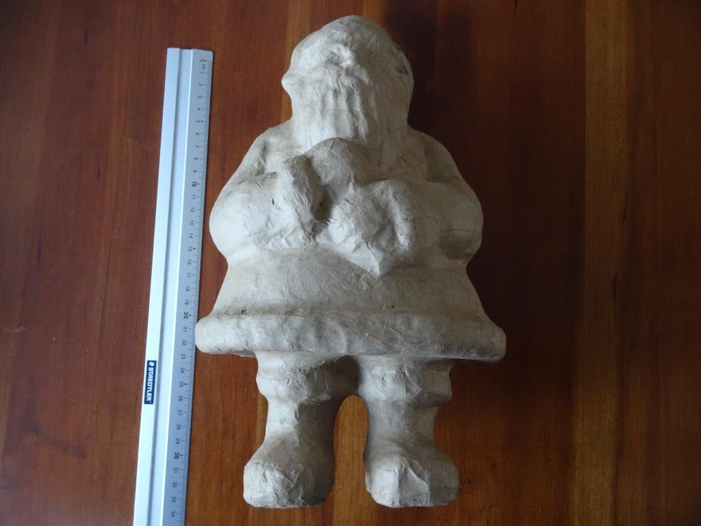 Kerstman, papier maché, Hobby en Vrije tijd, Knutselen, Nieuw, Ophalen of Verzenden, Overige materialen, Knutselwerk