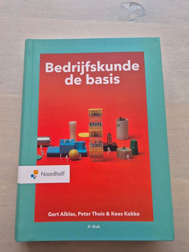Bedrijfskunde de basis - HRM Hanzehogeschool, Zo goed als nieuw, Gamma, Gert Alblas, Peter Thuis & Kees Kokke, HBO