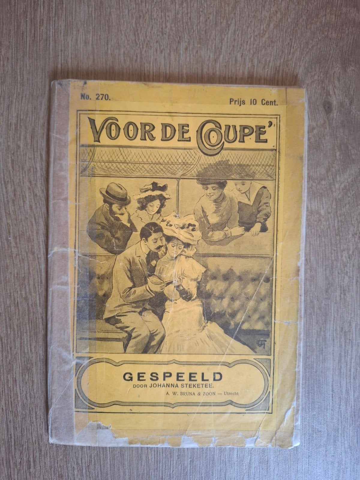 boekje voor de coupe 1915 1918 antiek boekje, Ophalen
