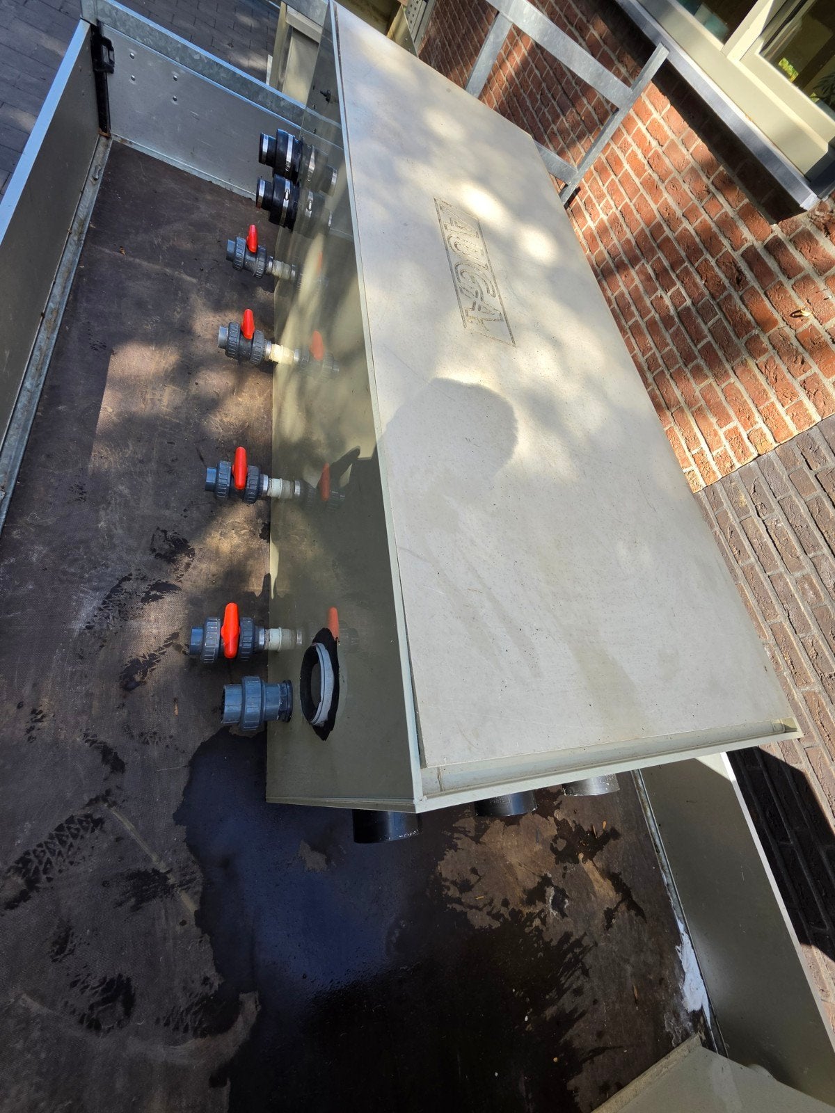 Zeer groot meerkamerfilter 2.02mx93cmx76cm, Ophalen, Gebruikt, Vijverfilter