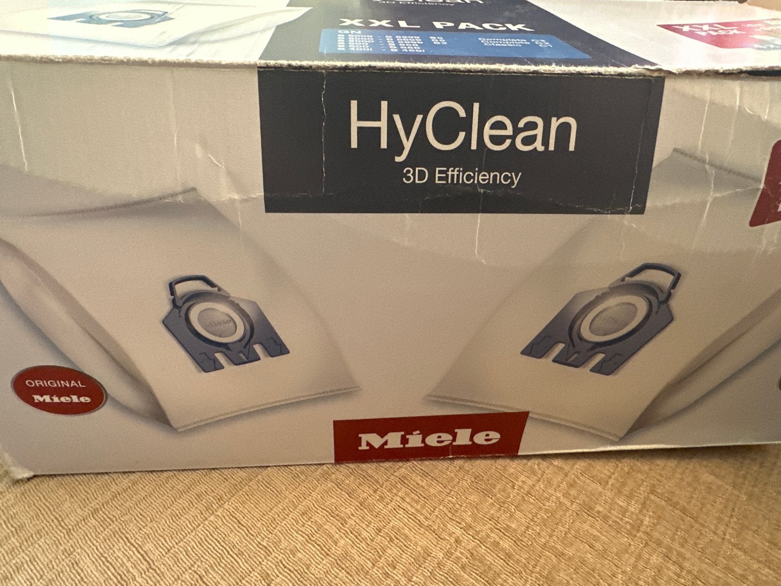 Miele HyClean 3D Efficiency GN XXL Pack stofzuigerzakken, Inclusief accessoires, Nieuw, Miele, Sledestofzuiger
