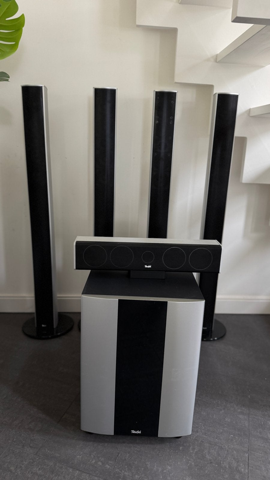 Teufel L 330 FR 5.1 Home Cinema Systeem met Subwoofer, Audio, Tv en Foto, Home Cinema-sets, Overige merken, Gebruikt, 70 watt of meer