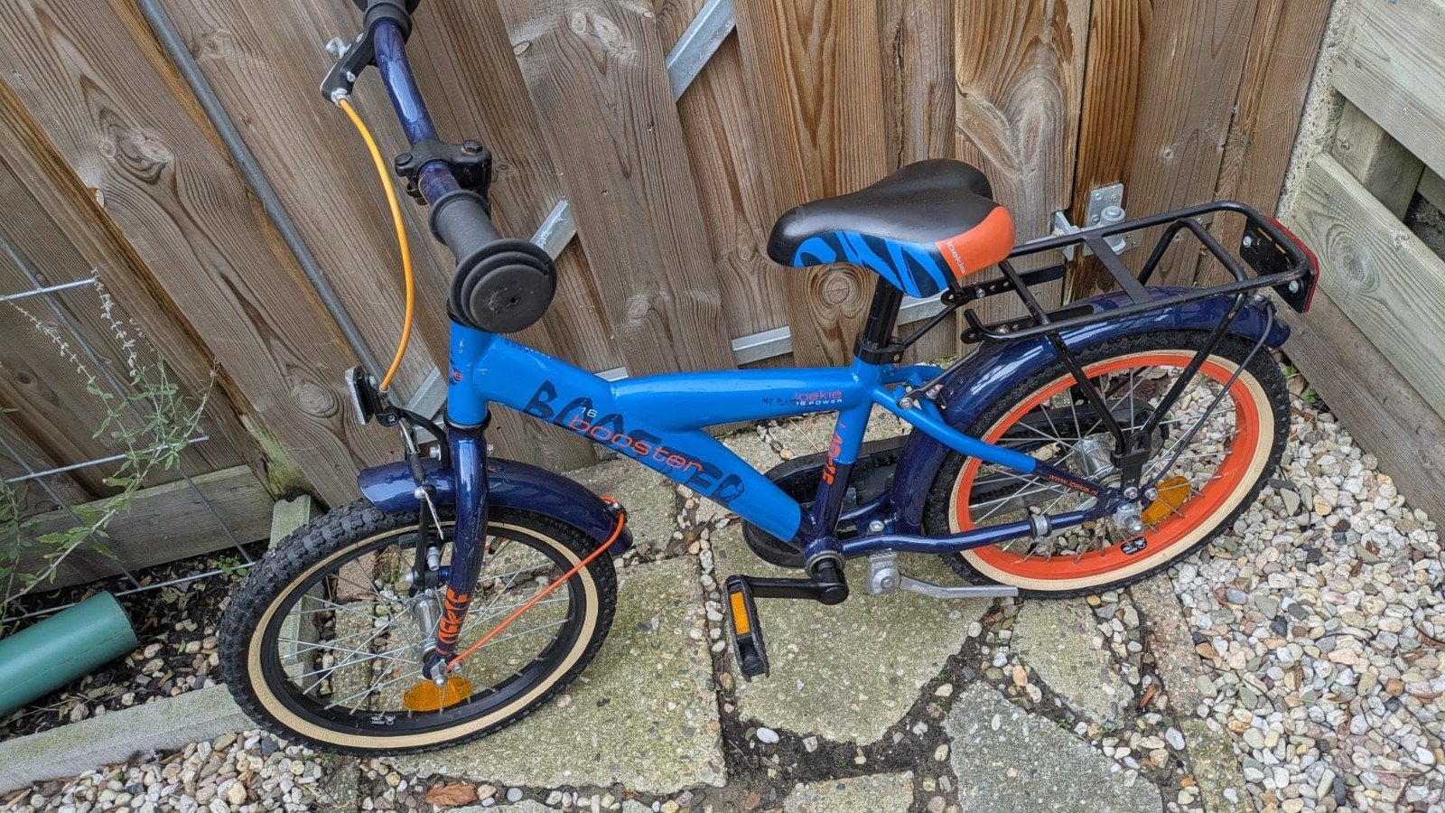 Loekie Booster 16 inch jongensfiets met zijwieltjes, Ophalen, Terugtraprem, Zijwieltjes, Loekie