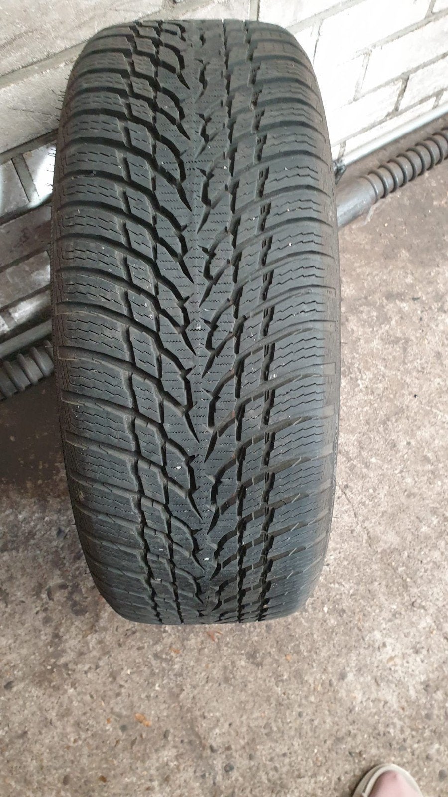 Winterbanden met velgen - Renault, Auto-onderdelen, Ophalen, Gebruikt, Banden en Velgen, 17 inch