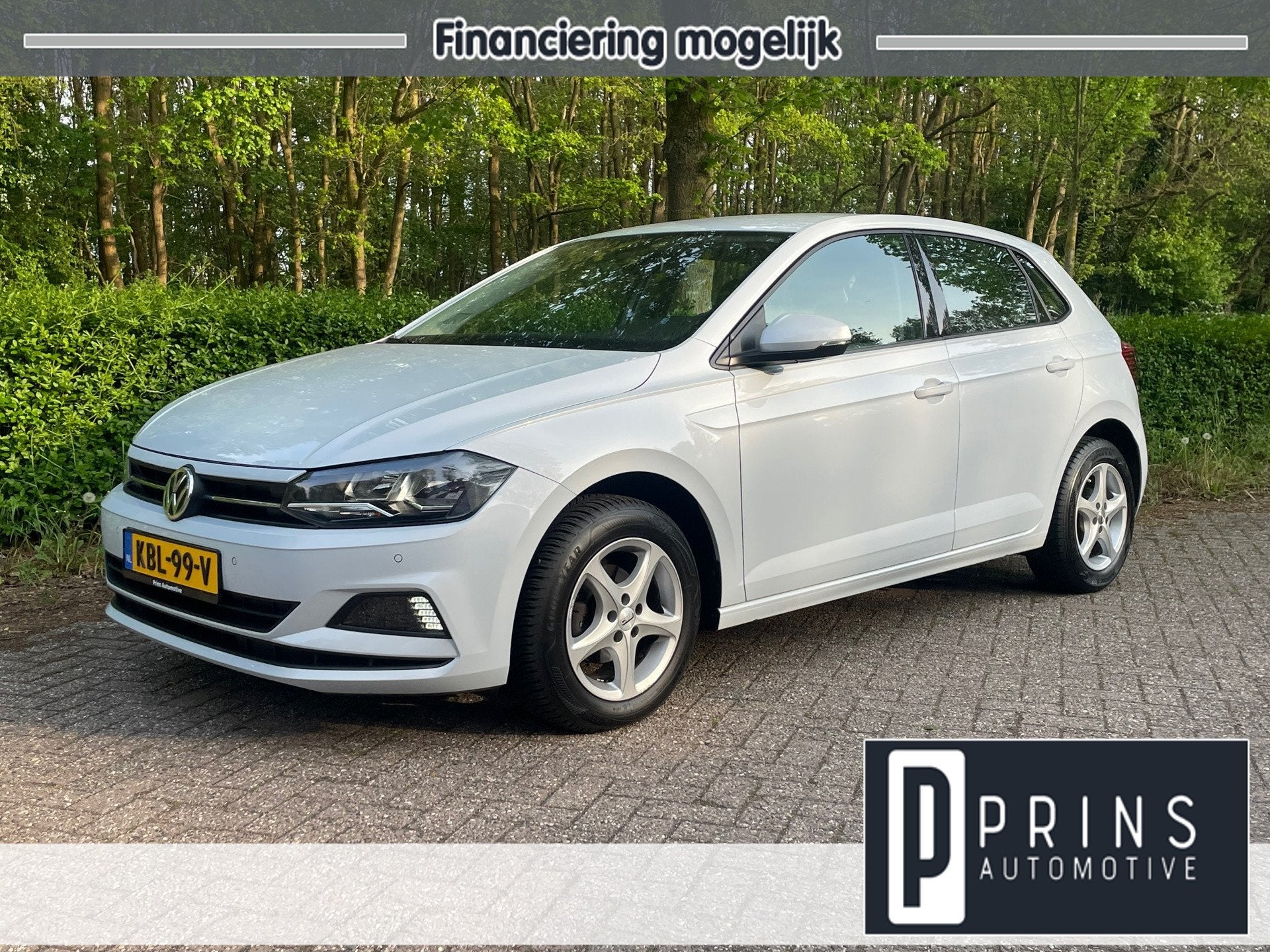 Volkswagen POLO 1.0|Comfortline|Clima|Stoelverw.|Carplay|PDC, 1005 kg, Stof, Gebruikt, Wit