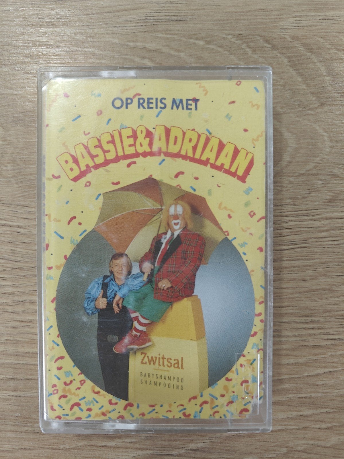 Bassie & Adriaan - Op Reis Met (Cassettebandje), zwitsal, Cd's en Dvd's, Gebruikt, Kinderen en Jeugd, 1 bandje, Ophalen of Verzenden