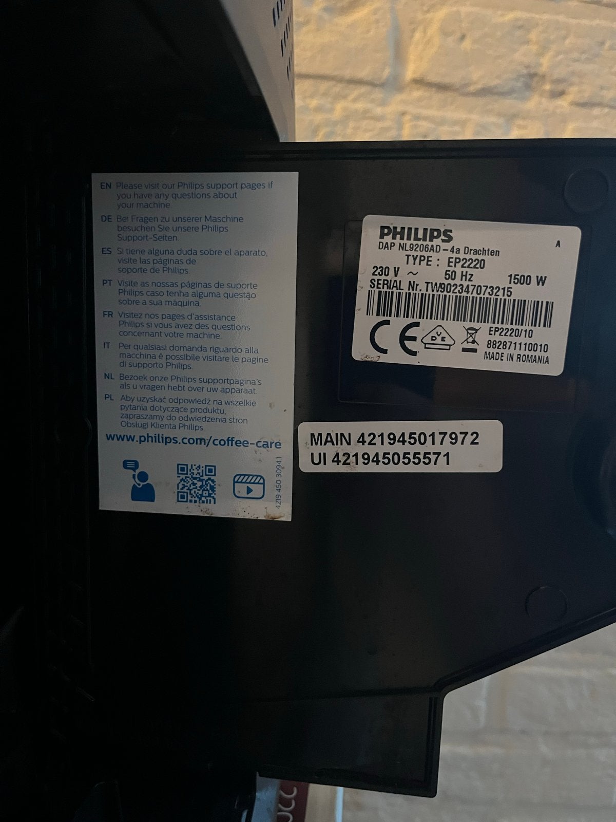 Foto 9 van Philips 2200 series volautomatische espressomachine