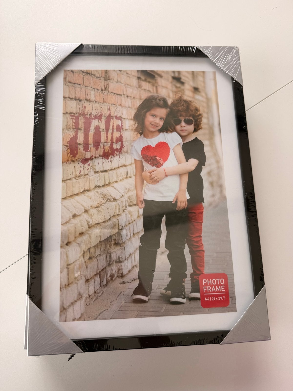 3st Nieuwe Love Fotolijst A4 Zwart - Perfect voor Foto's, Met glas, Nieuw, Standaard fotolijst, Ophalen of Verzenden