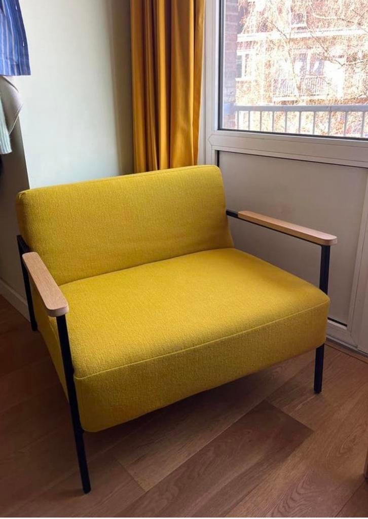 Studio Henk Co fauteuil - Kvadrat stof, Ophalen, Zo goed als nieuw, Stof, 75 tot 100 cm