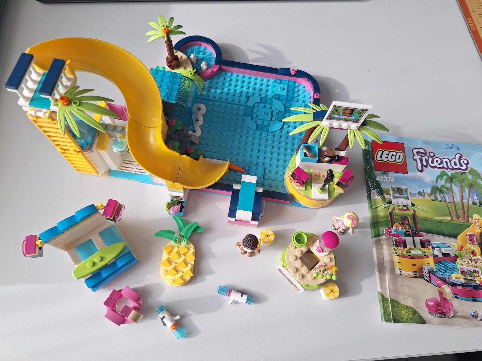 LEGO Friends 41374 Andrea's Zwembadfeestje, Lego, Friends, Ophalen of Verzenden, Zo goed als nieuw