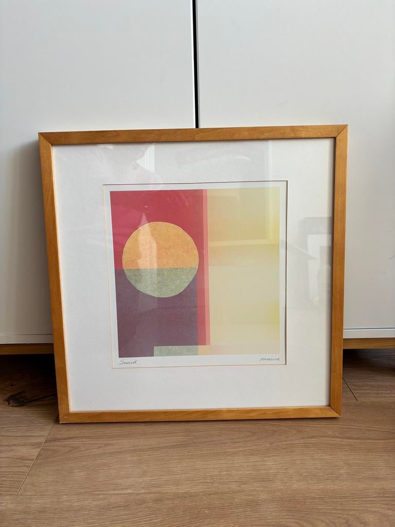 Vintage Ikea litho Amaina, Antiek en Kunst, Kunst | Litho's en Zeefdrukken, Ophalen of Verzenden