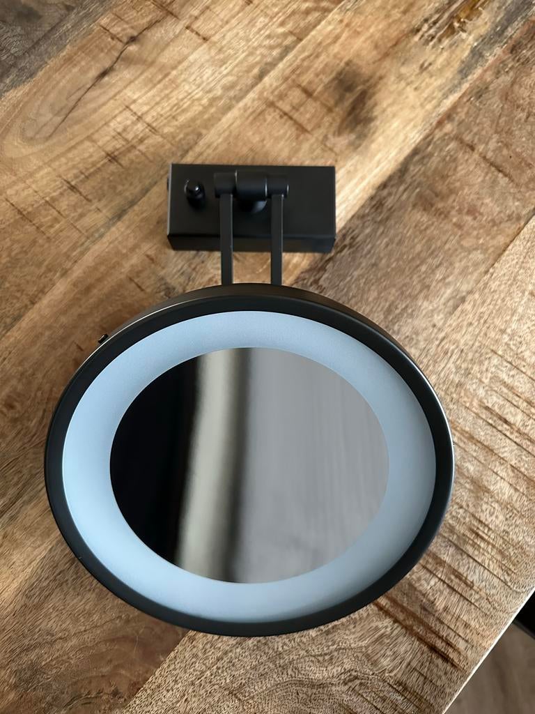 Decor Walther BS 36 LED Make-up Spiegel Zwart Mat, Metaal of Aluminium, Nieuw, Ophalen of Verzenden, Led