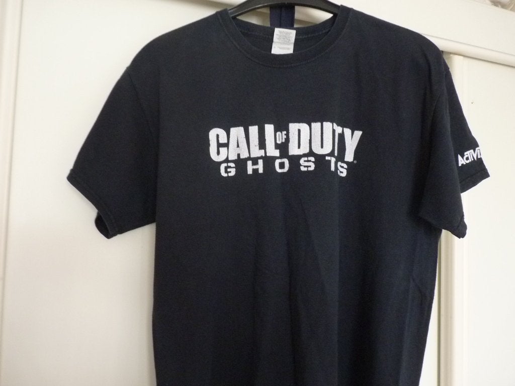 Call of Duty T shirt (ghosts) maat M, Kleding | Heren, T-shirts, Maat 48/50 (M), Zwart, Ophalen of Verzenden, Gedragen