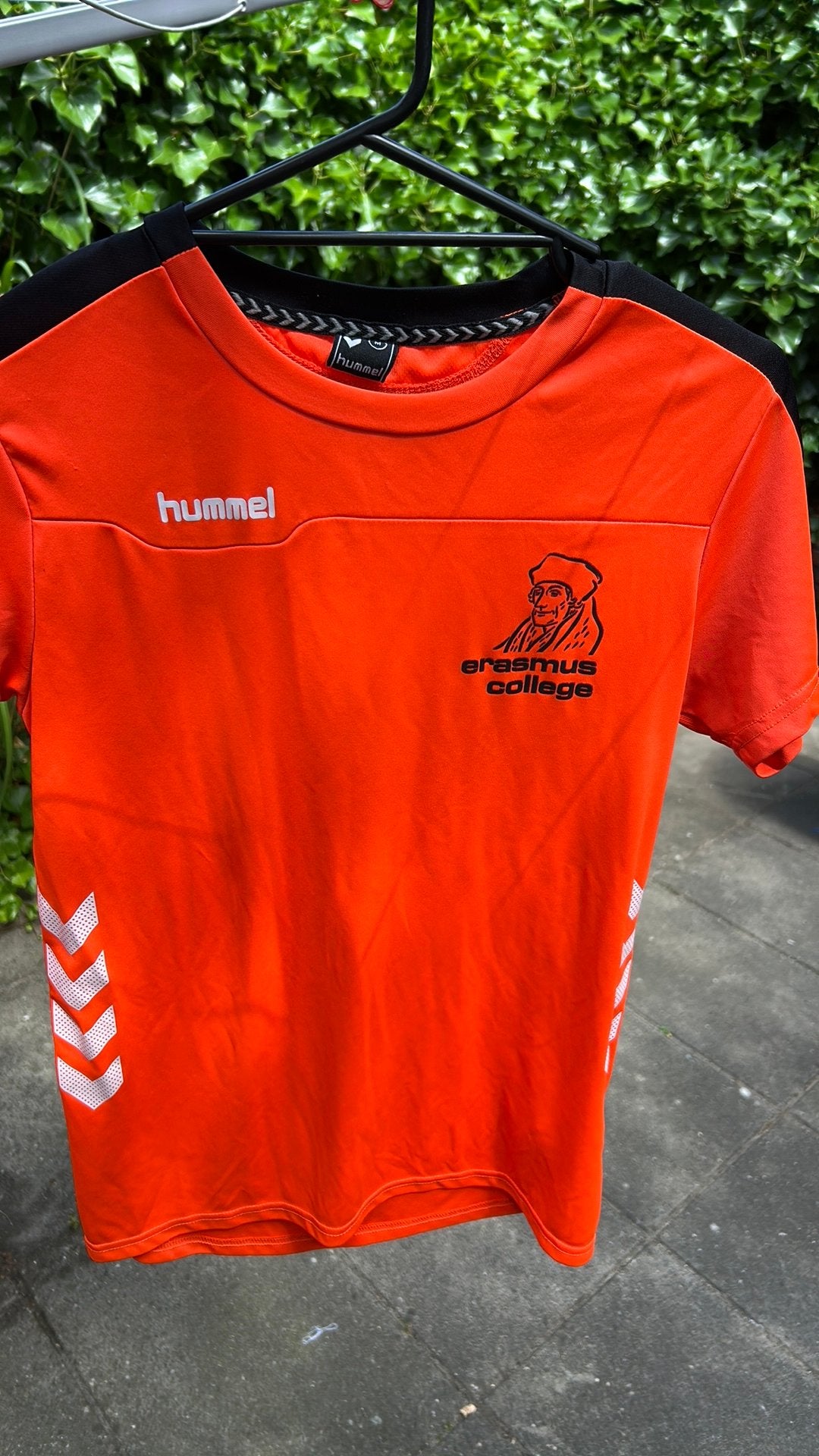 Gym shirt Erasmuscollege zoetermeer, Overige typen, Oranje, Gedragen, Ophalen
