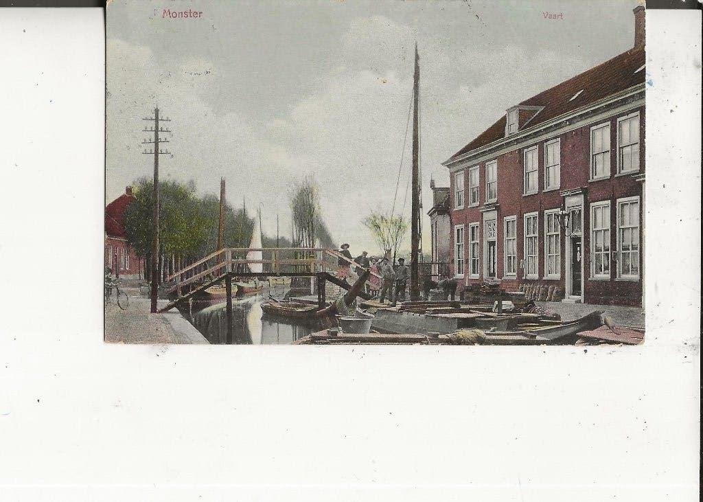 Monster Havenstraat Vrachtschuiten en dokterswoning 23-7-09, Verzamelen, Ansichtkaarten | Nederland, Ophalen of Verzenden, Voor 1920