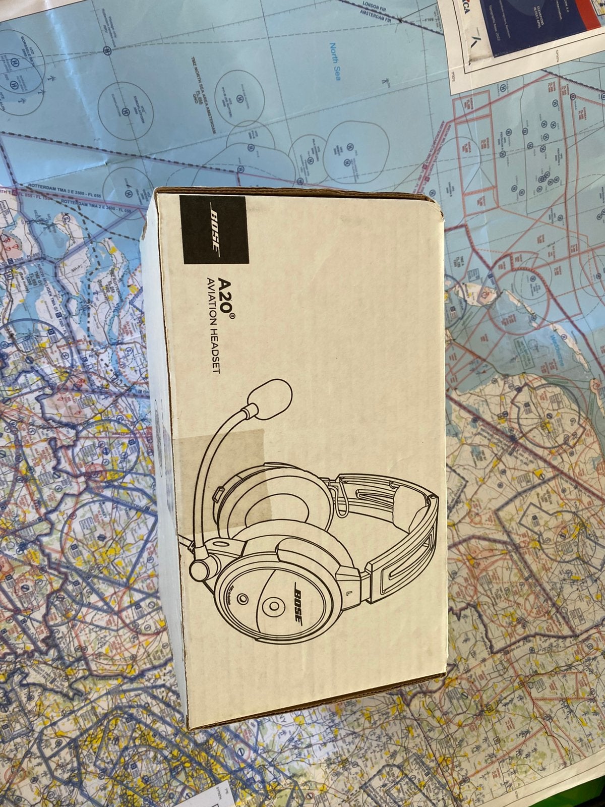 Bose A20 headset twin plug Bluetooth, Ophalen of Verzenden, Zo goed als nieuw, Zwart
