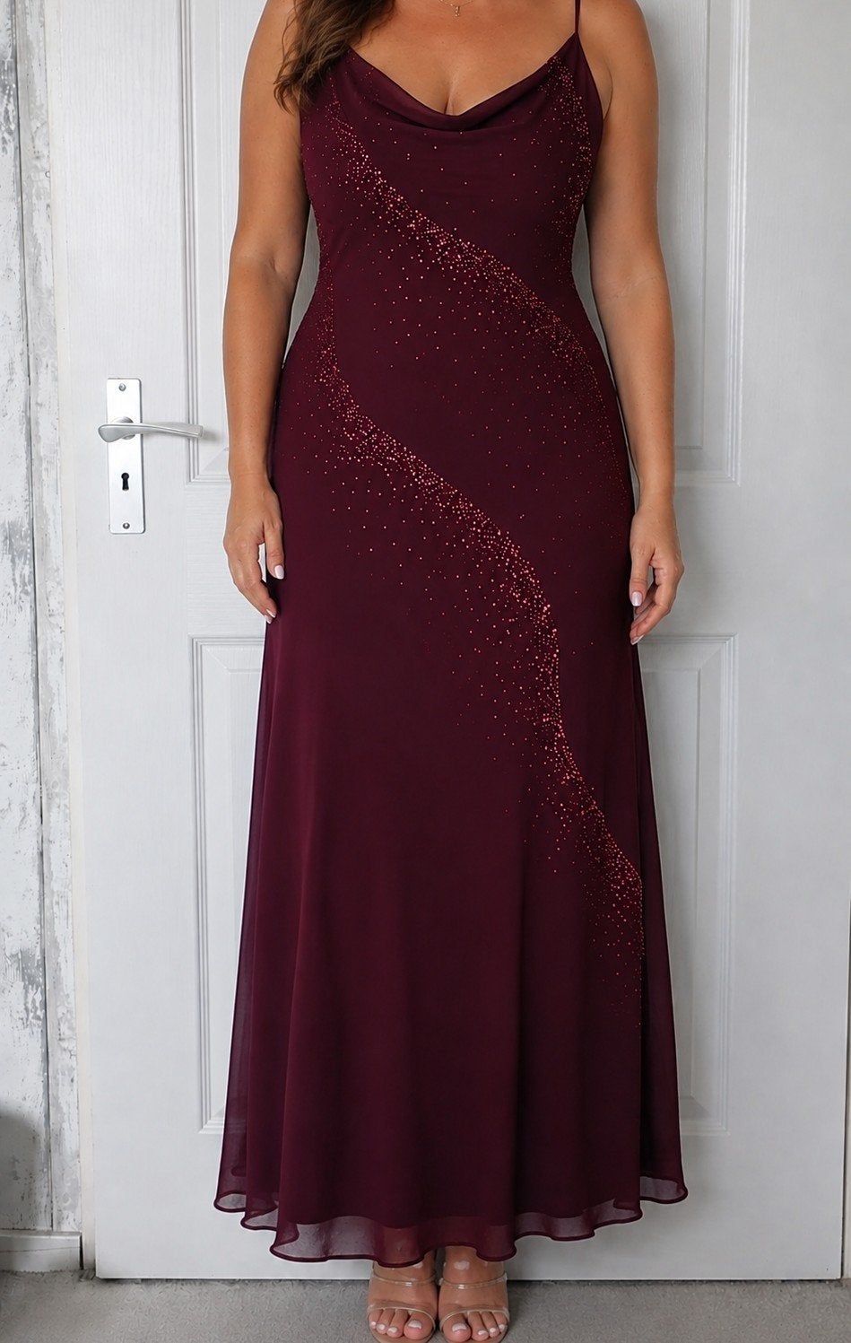 Prachtige galajurk/avond jurk maat 44, Kleding | Dames, Galajurk, Overige kleuren, Maat 42/44 (L), Ophalen of Verzenden