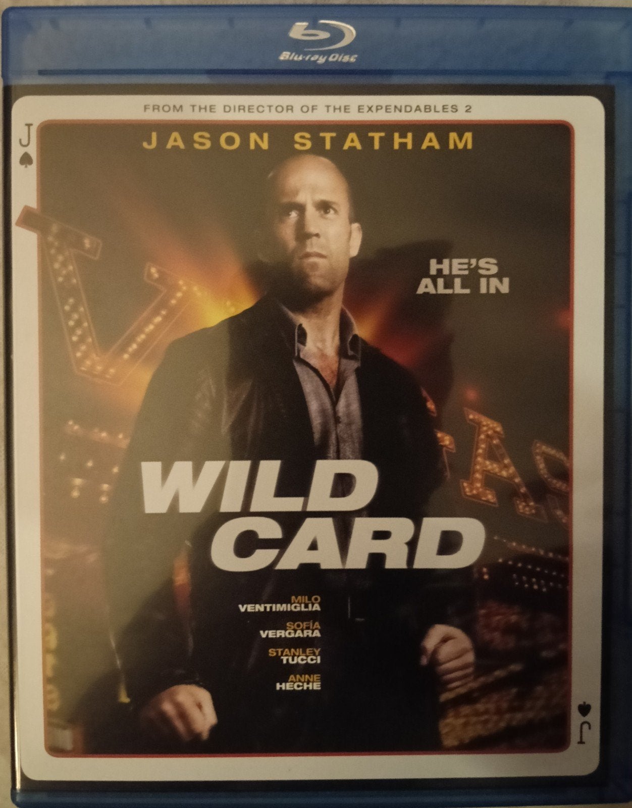 Wild Card bluray, Cd's en Dvd's, Blu-ray, Ophalen of Verzenden, Zo goed als nieuw, Muziek en Concerten