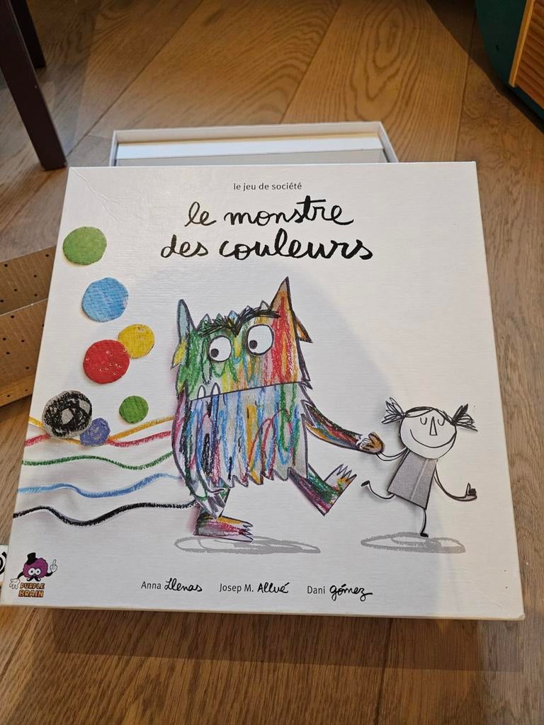 Le Monstre des Couleurs - Emotiespel voor Kinderen, Vijf spelers of meer, Ophalen, Zo goed als nieuw, Purple Brain