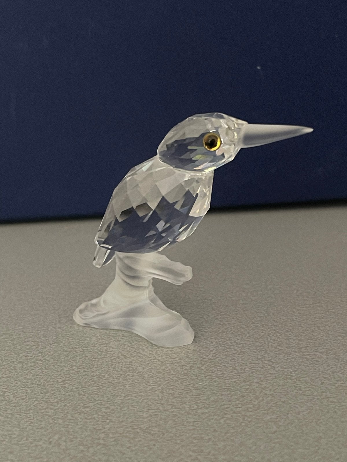 Swarovski IJsvogel Kristal Figuur, Verzamelen, Swarovski, Ophalen, Zo goed als nieuw, Figuurtje