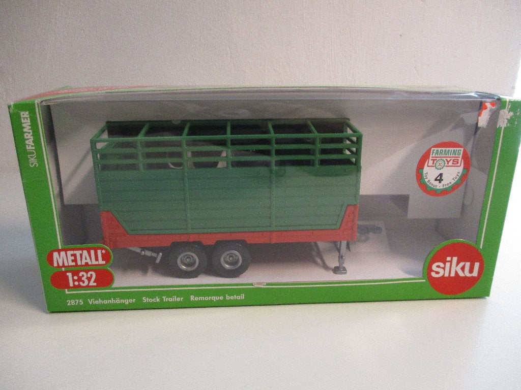 Siku veewagen met 2 koeien, Ophalen of Verzenden, Zo goed als nieuw, Tractor of Landbouw, SIKU