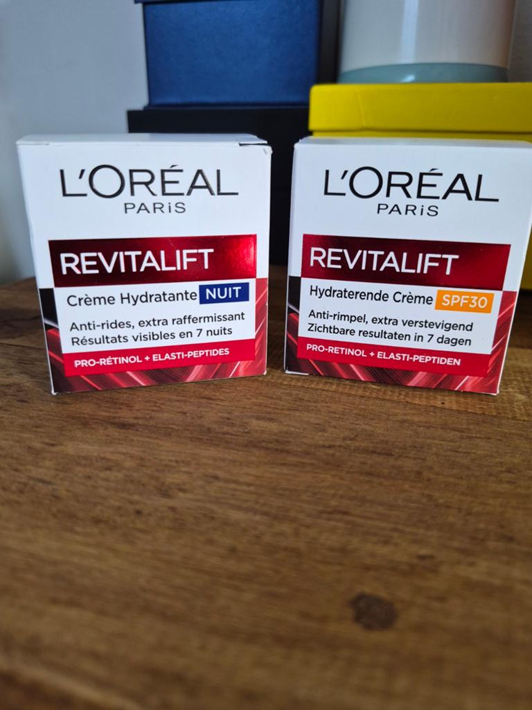 L'Oréal Paris Revitalift Dag & Nacht Crème Set, Ophalen of Verzenden