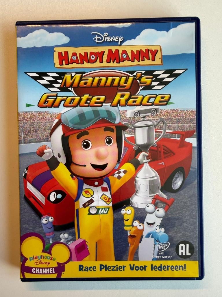 Handy Manny - Manny's Grote Race DVD | Actie 5=4, Europees, Tekenfilm, Alle leeftijden, Ophalen of Verzenden