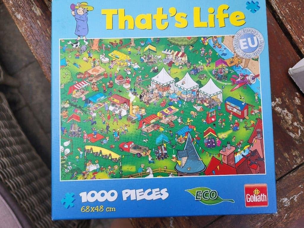 Puzzel 1000 stukjes, Ophalen, 500 t/m 1500 stukjes, Zo goed als nieuw, Legpuzzel