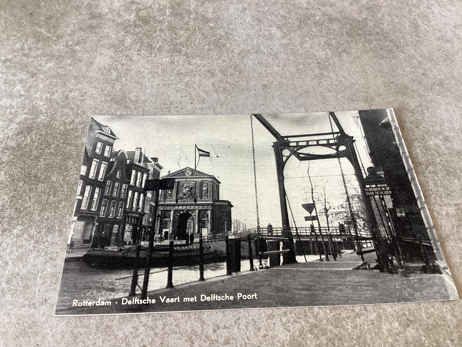 Rotterdam.    Delftsche Vaart met Delftsche Poort, Ophalen of Verzenden, Zuid-Holland
