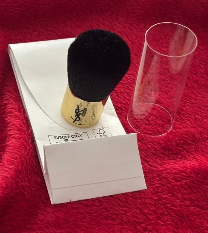 YSL Kabuki kwast/make-up/brush kwast, Ophalen of Verzenden, Nieuw, Gehele gezicht, Toebehoren