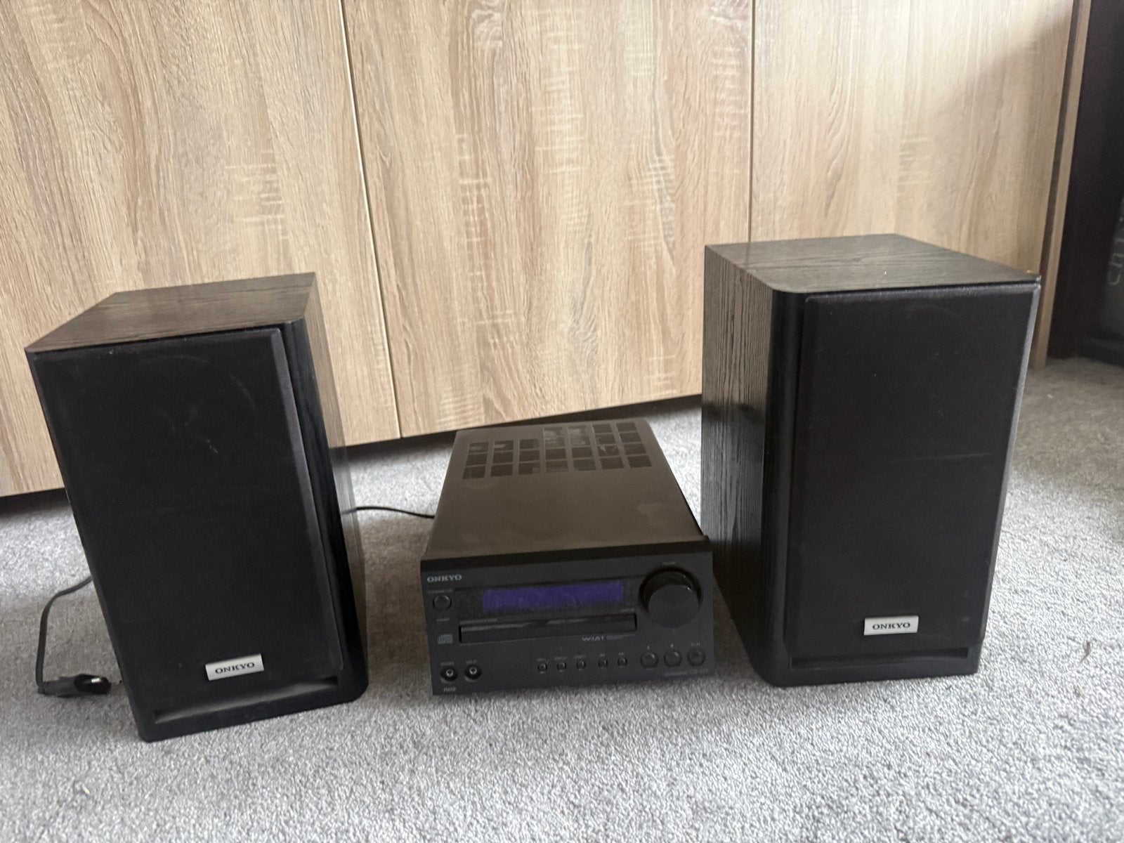 Onkyo CR-315 CD Receiver met D-N7BX Speakers, Overige merken, Gebruikt, Ophalen of Verzenden, Microset