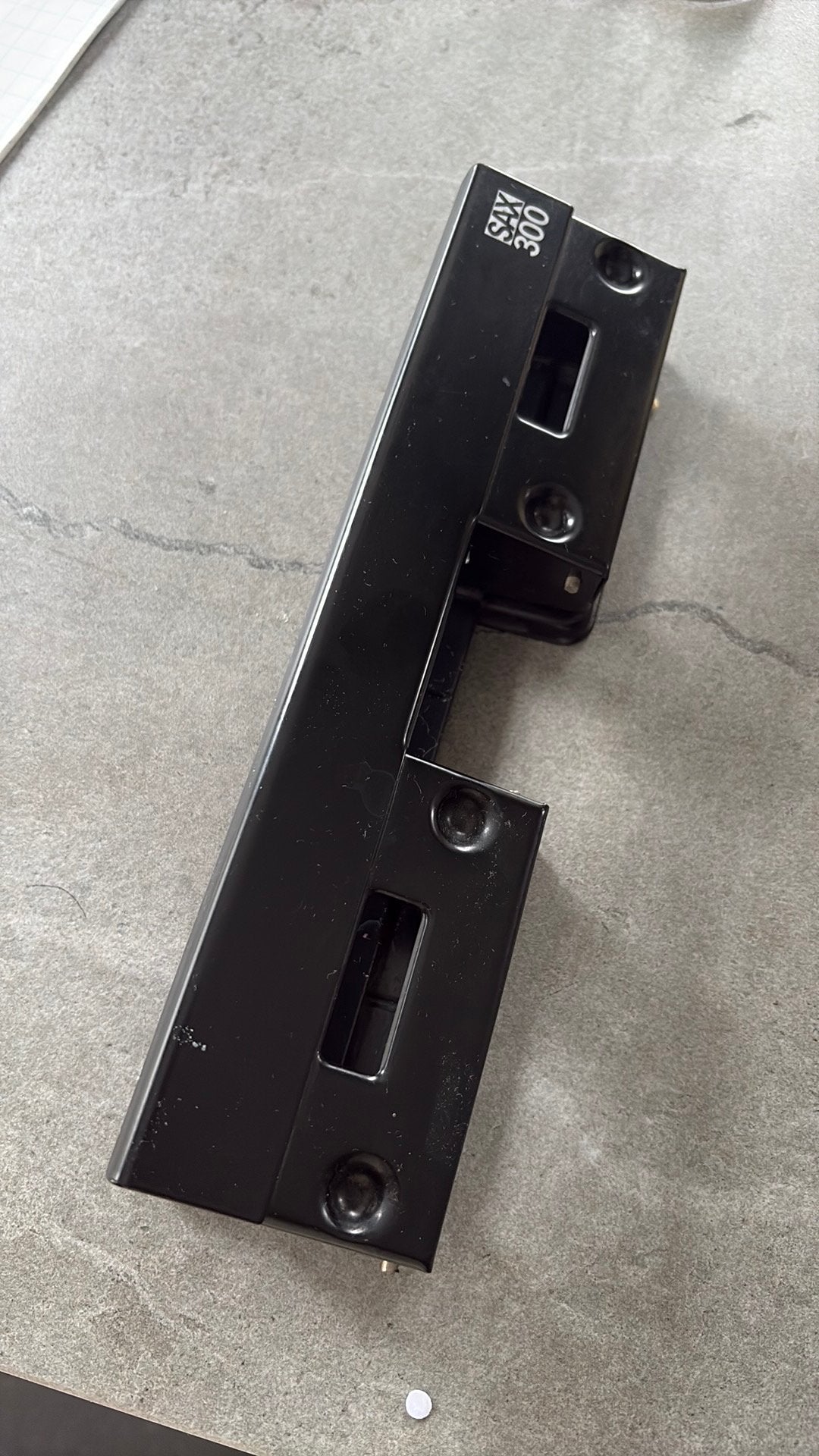 Perforator , zwart , vior 4 gaatjes, Ophalen, Gebruikt