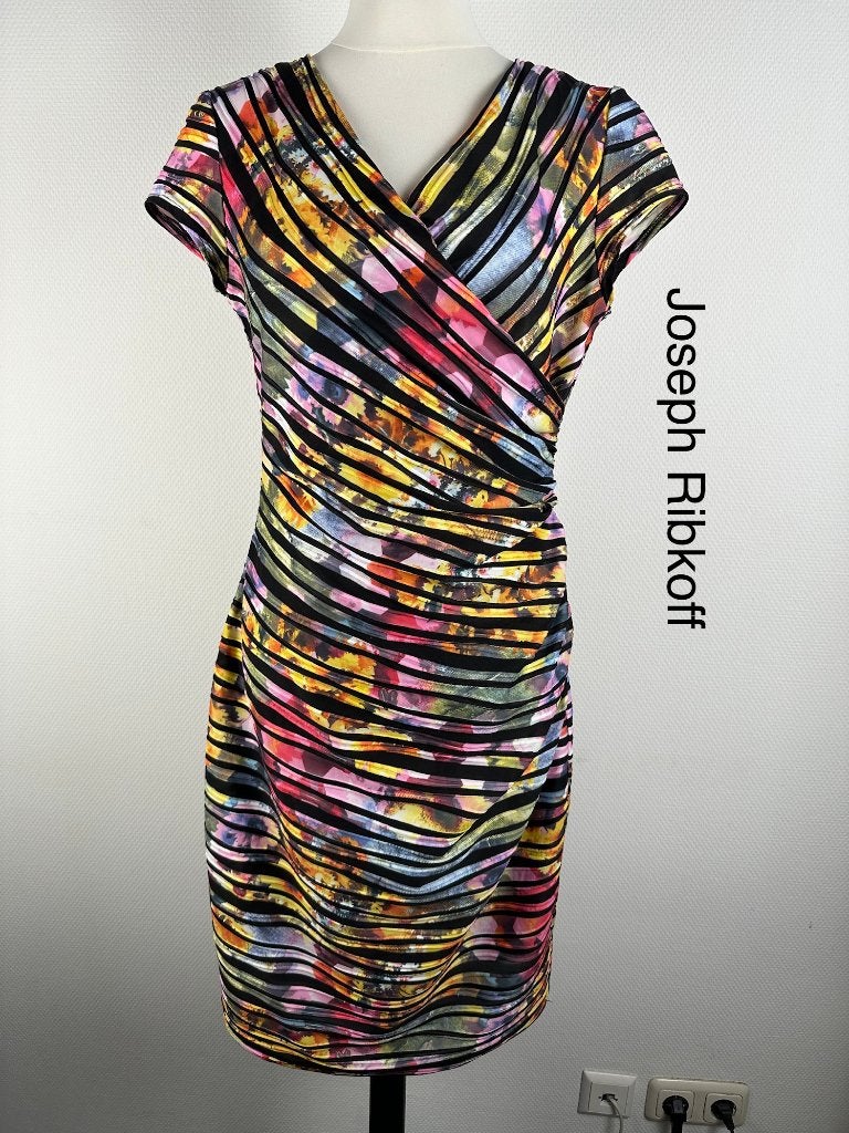 Joseph Ribkoff Jurk  (mt: 40) 21,2/256, Joseph Ribkoff, Zwart, Joseph Ribkoff, Ophalen of Verzenden