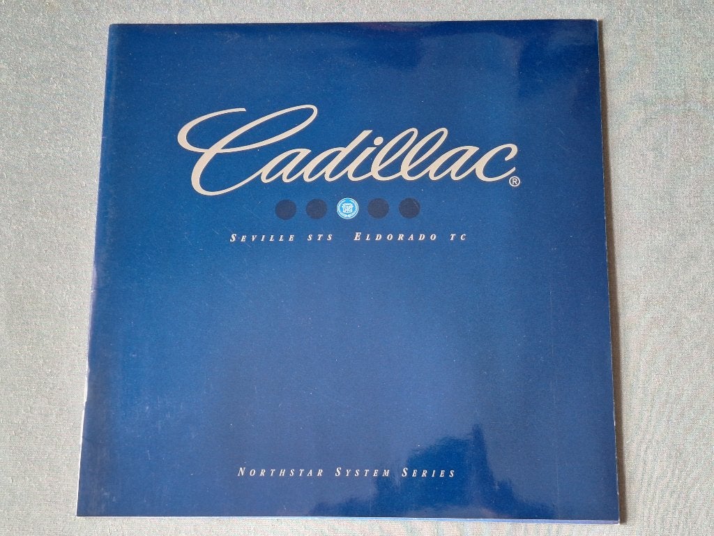 Brochure CADILLAC SEVILLE STS - ELDORADO TC - NL, Verzenden, Gelezen, Overige merken