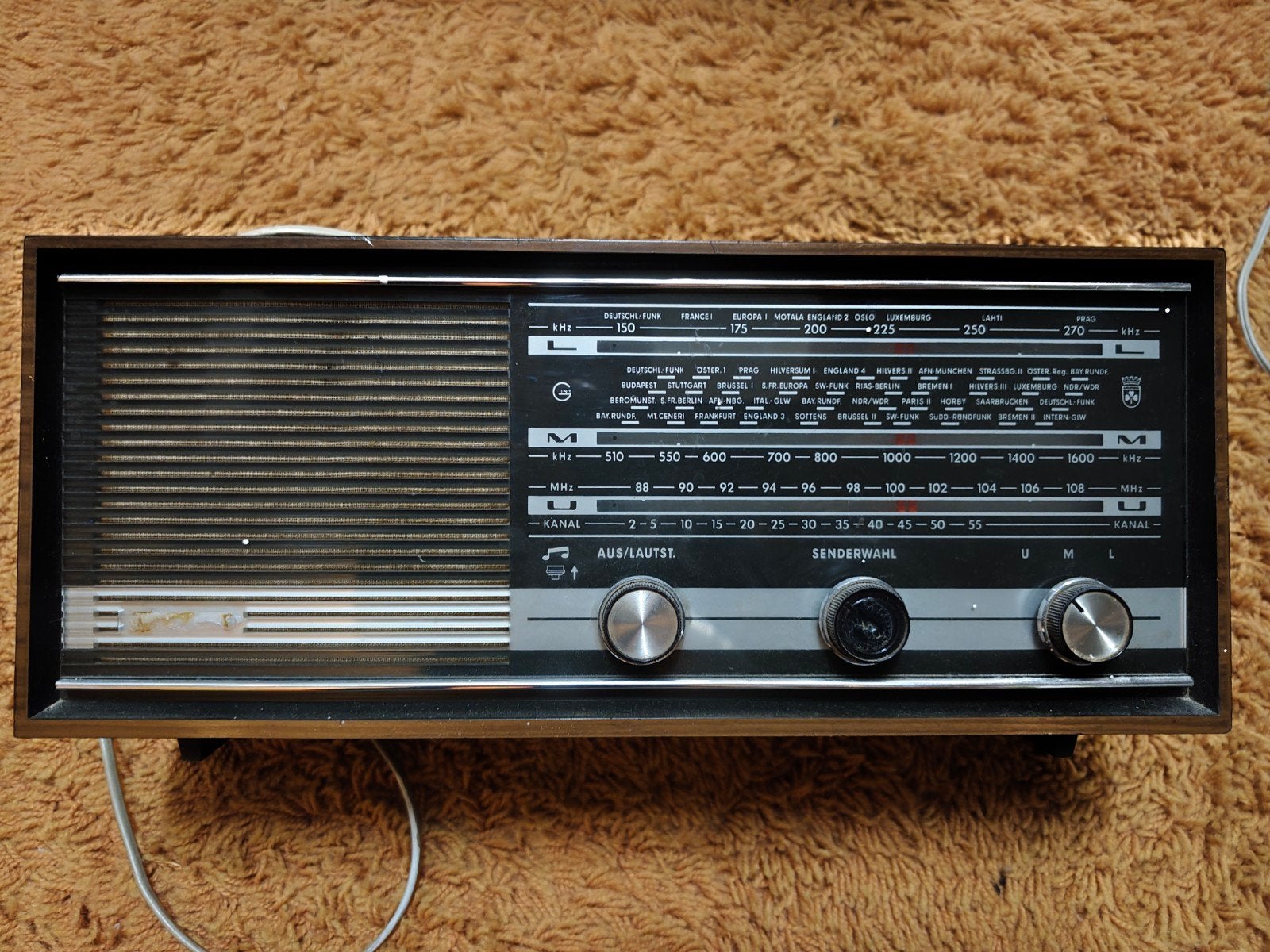 Grundig Type RF 110 a Alltransistor Radio - Goed Werkend, Ophalen of Verzenden, Gebruikt, Transistorradio