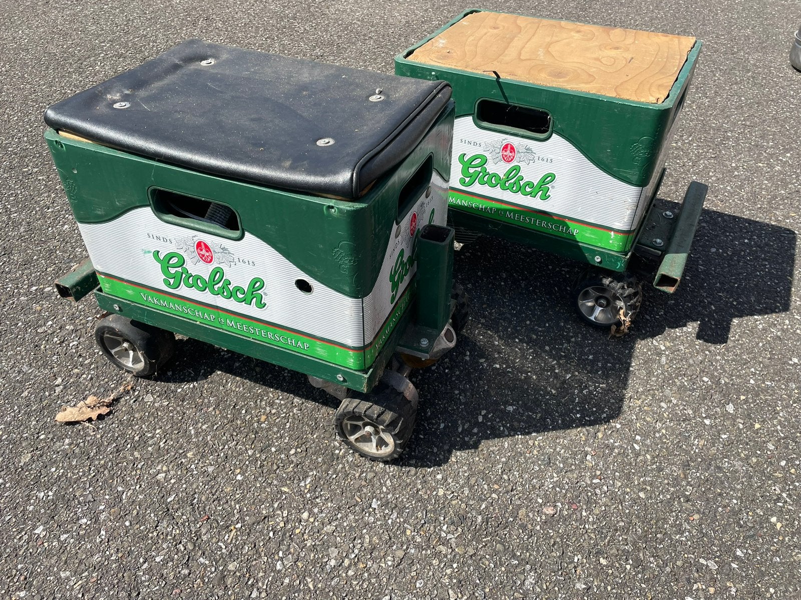 Bier kratten race opknapper, Ophalen, Gebruikt, Versiering, Overige