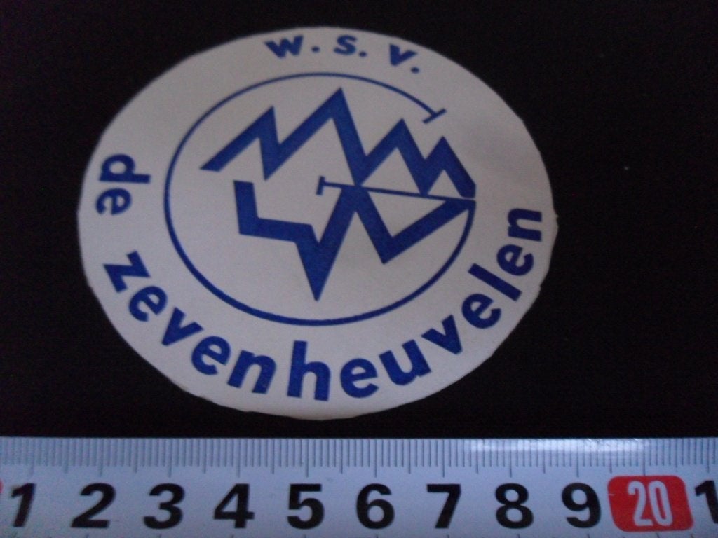 sticker Wandelsport W.S.V. DE ZEVENHEUVELEN, Ophalen of Verzenden, Zo goed als nieuw
